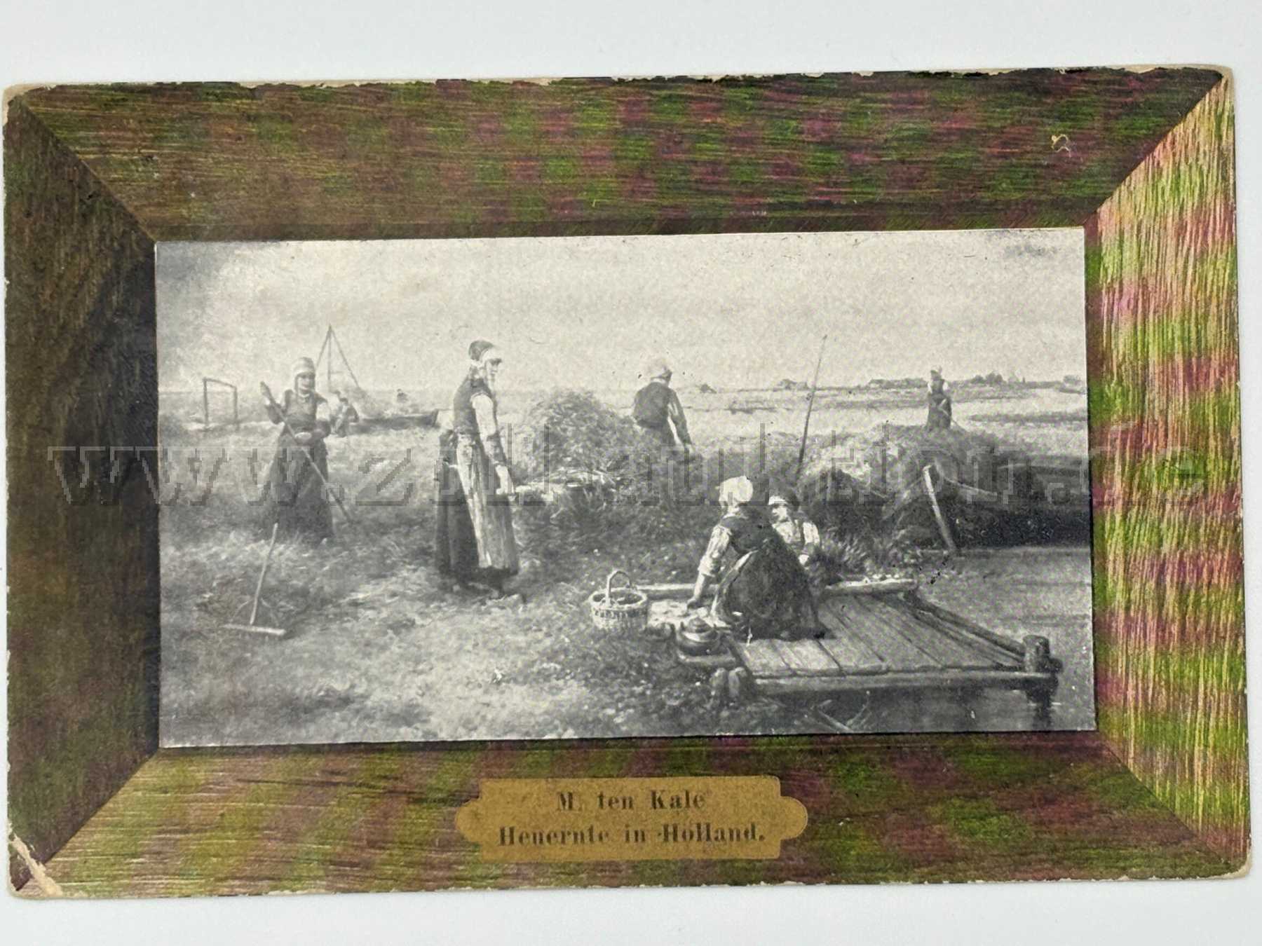 Postkarte Heuernte