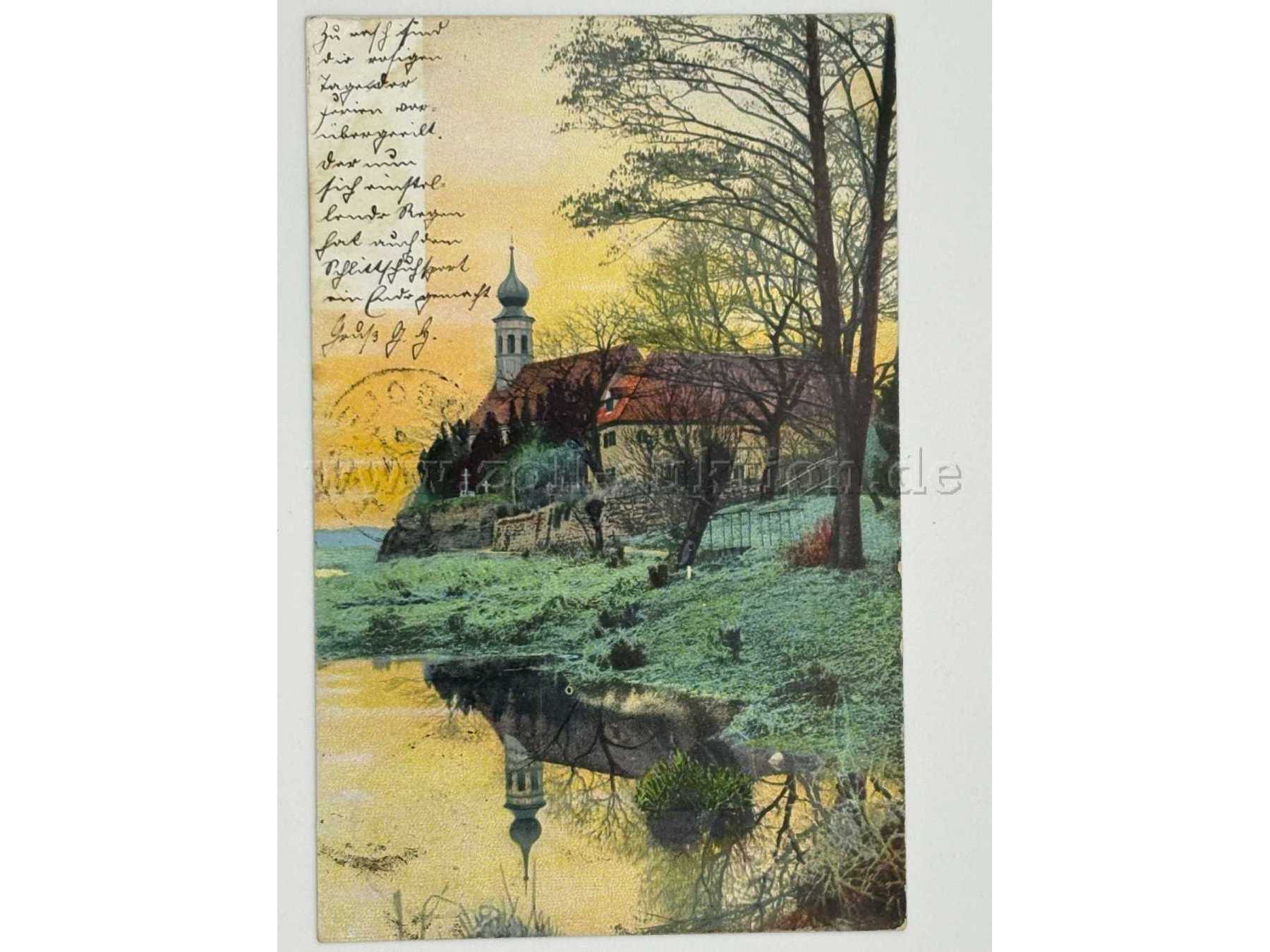Postkarte Kirche