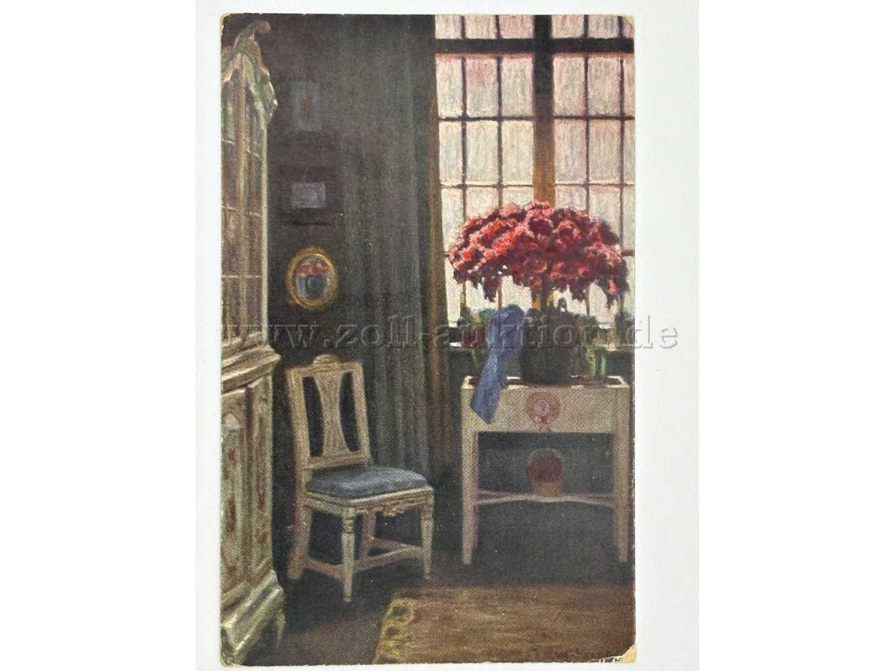 Postkarte Zimmer