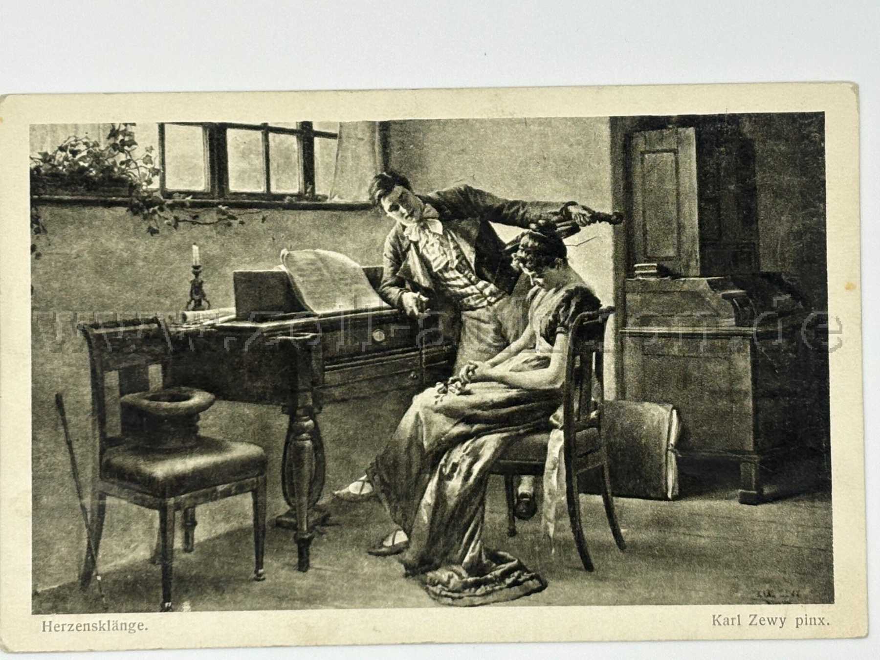 Postkarte schwarz/weiß