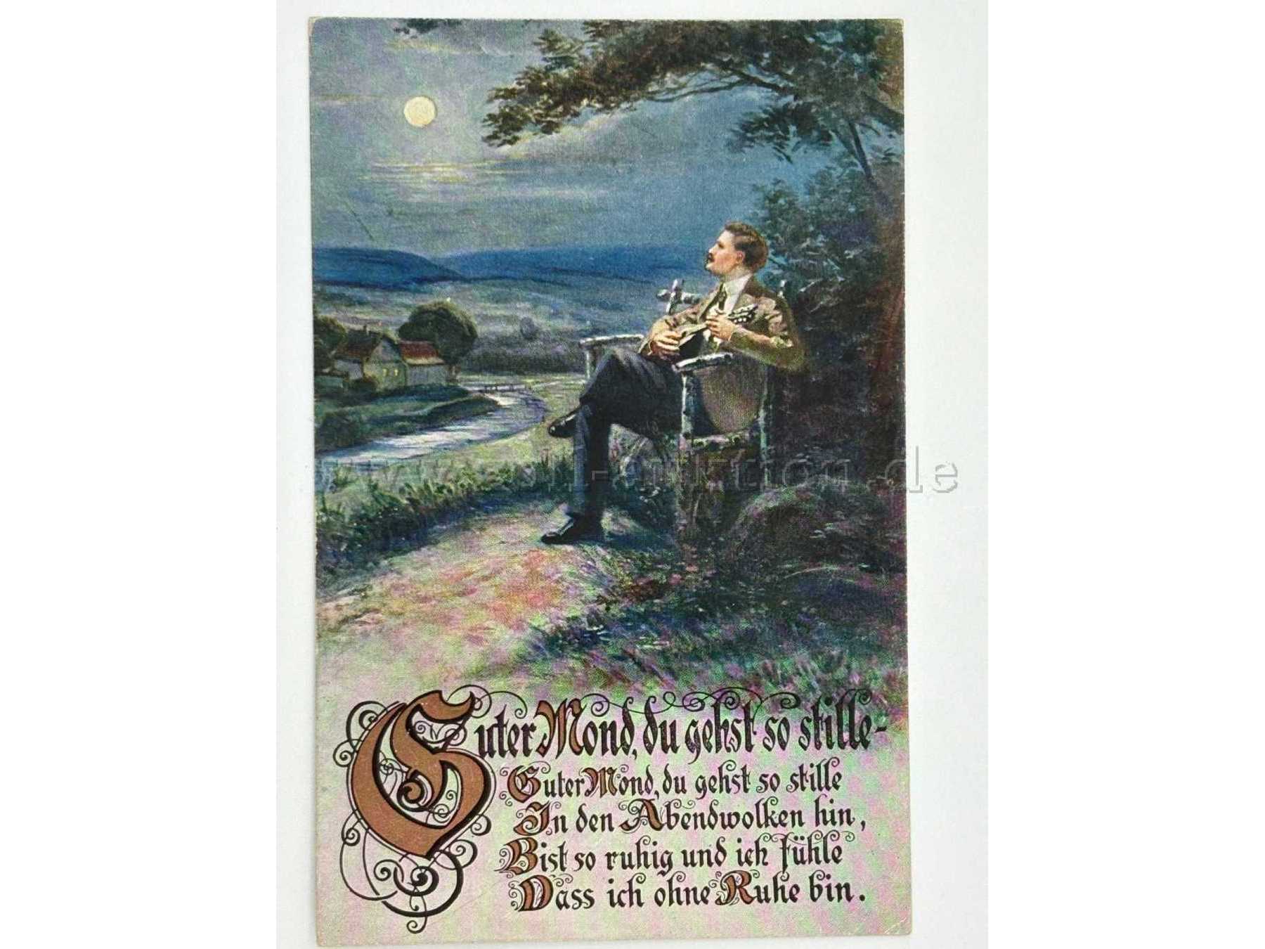 Postkarte Mann