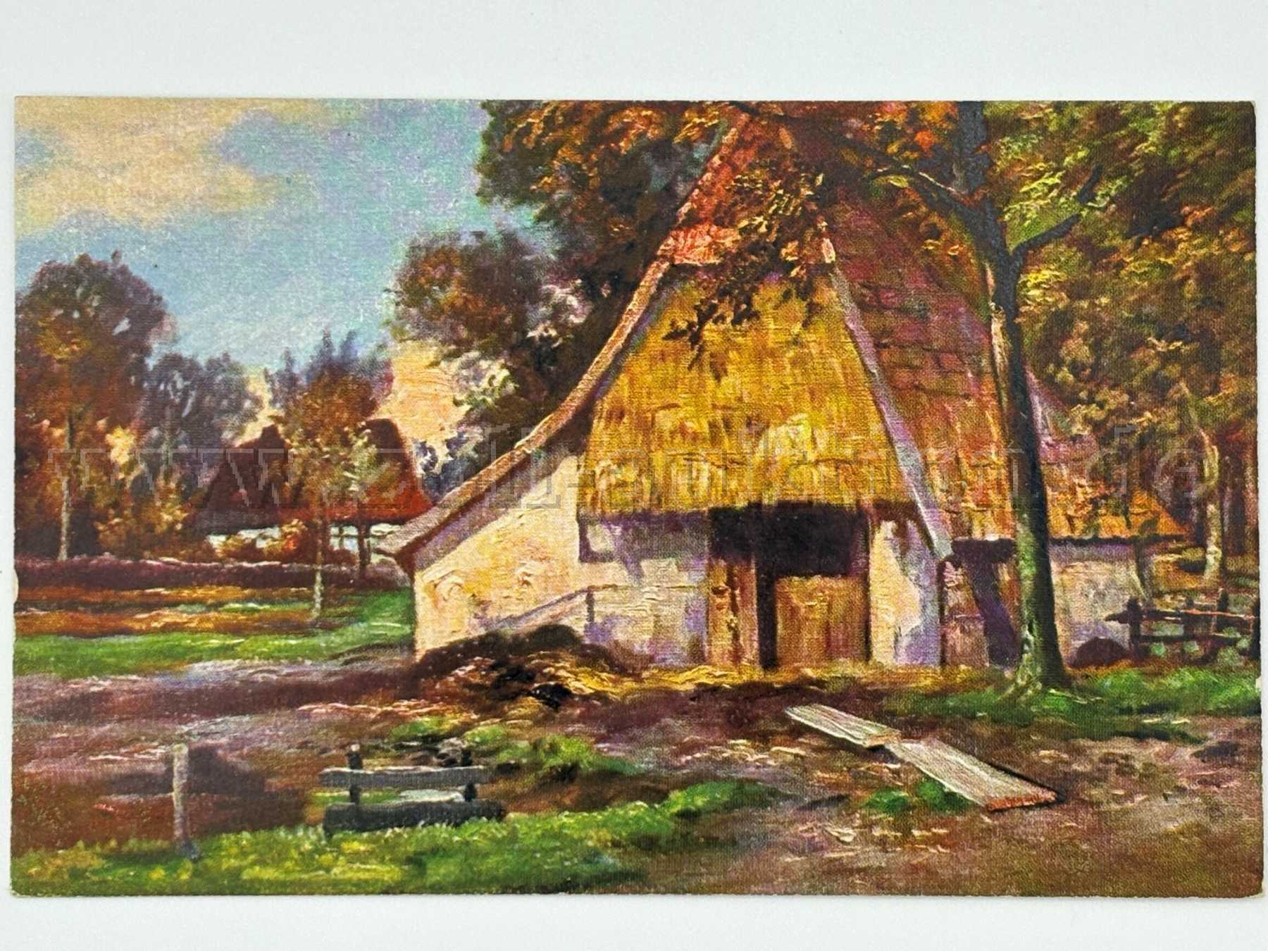 Postkarte Häuschen