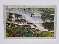 Postkarten Wasserfall