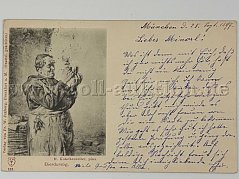 Postkarte Mann