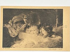 Postkarte Die Heilige Nacht