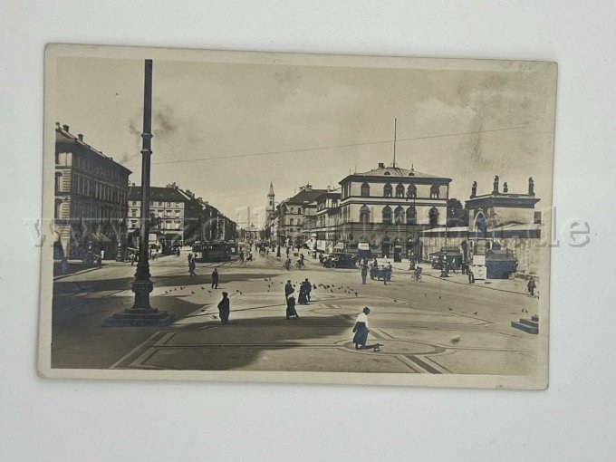 München, Ludwigstraße von der Feldherrnhalle gesehen