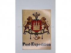 Posthausschild Hamburg um 1865