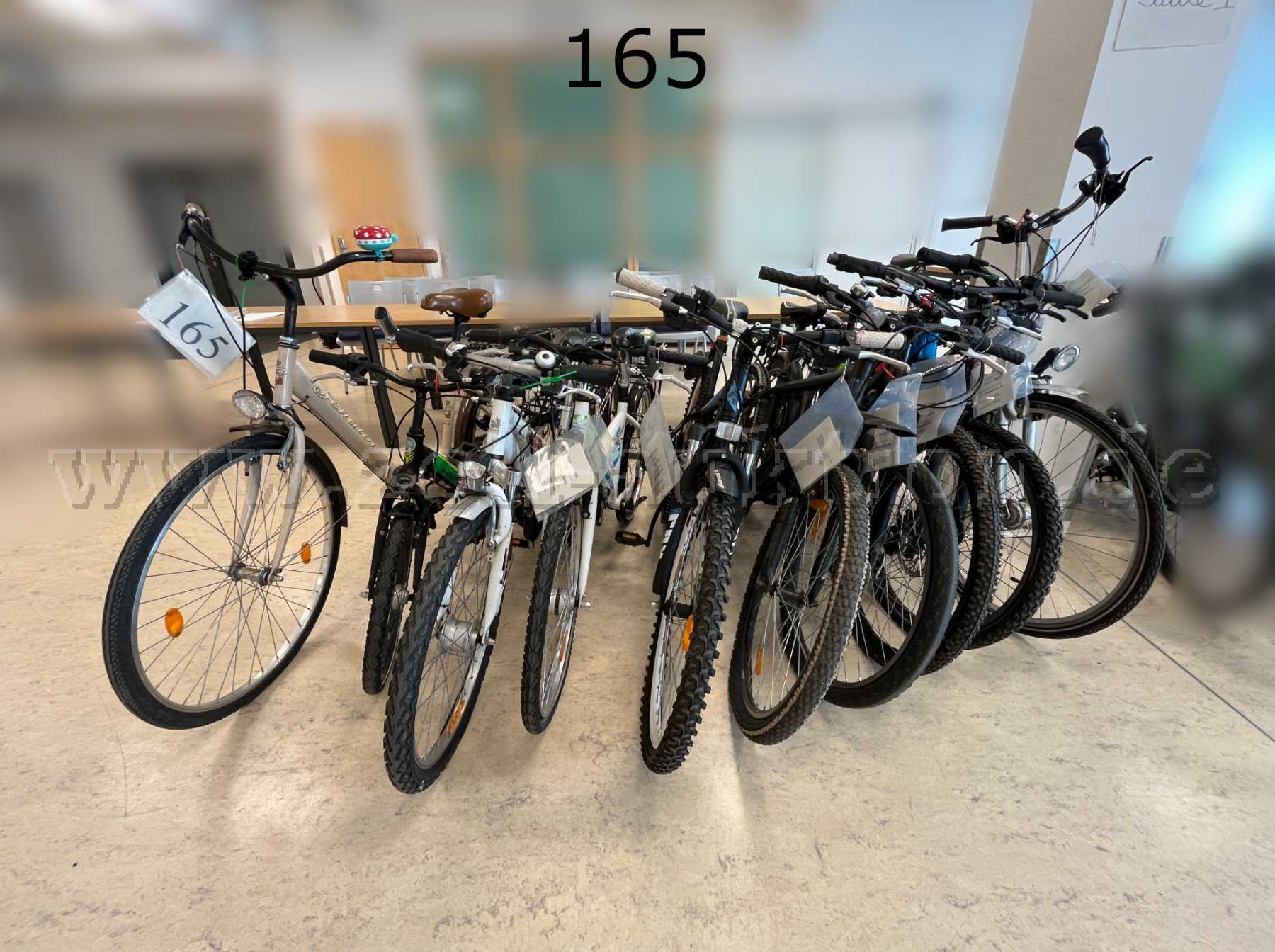 10 fietsen in partij, verschillende soorten en merken
