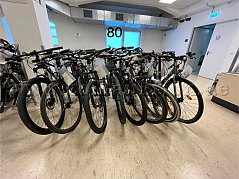 Übersicht Konvolut (von links nach rechts): Orbea, kieler manufaktur, Focus, Axess, Sprick, Mountainbike von Licorne, Thielo Bike, Fireflash, Elops
