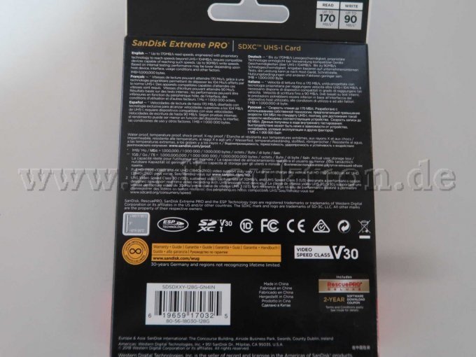 10 SanDisk Extreme PRO 128 GB, SDXC UHS-I Card – foto 2 – kavel bij Zoll-Auktion, Köln