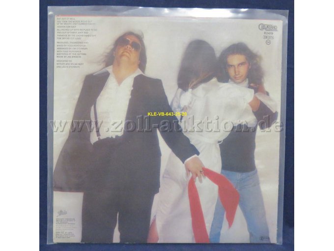Meat Loaf "BAT QUT OF HELL"