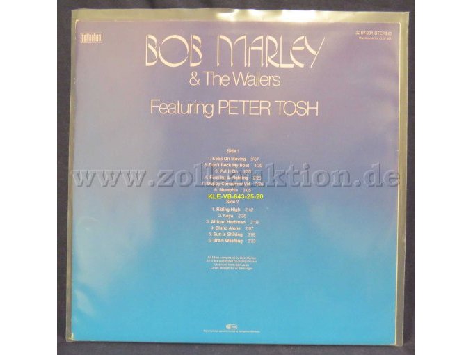 Bob Marley & The Wailers "Featuring Peter Tosh"