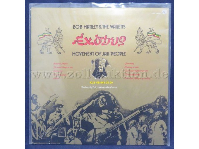 Bob Marley & The Wailers "Exodus"