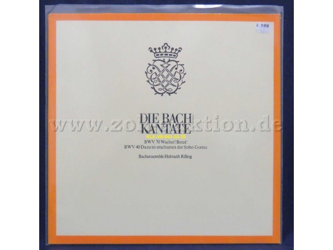Gächinger Kantorei Bach-Collegium Stuttgart und Gedächtniskirche Stuttgart Bach-Collegium Stuttgart, Leitung: Helmuth Rilling / „Die Bach Kantate, Wachet! Betet, Dazu ist erschienen der Sohn Gottes"