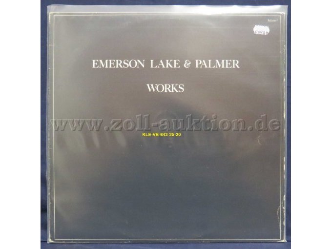 Emerson, Lake and Palmer "WORKS"
