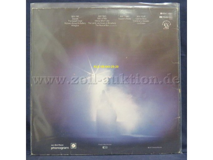 Genesis "SECONDS OUT"