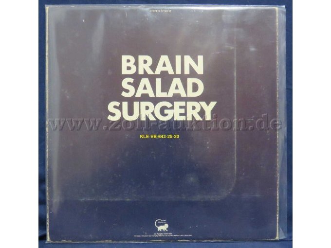 Emerson, Lake and Palmer "BRAIN SALAD SURGERY"