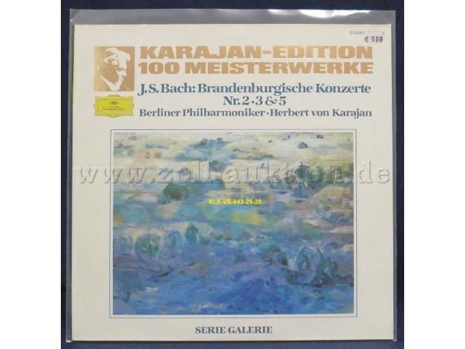 Herbert von Karajan „J. S. Bach: Brandenburgische Konzerte Nr. 2, 3 & 5, Berliner Philharmoniker“