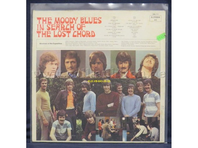THE MOODY BLUES  „IN SEARCH OF THE LOST CHORD“