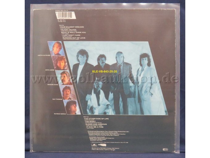 the MOODY BLUES  „THE OTHER SIDE OF LIVE“