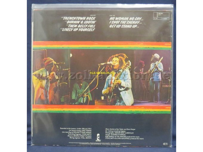 BOB MARLEY AND THE WAILER  „LIVE!“