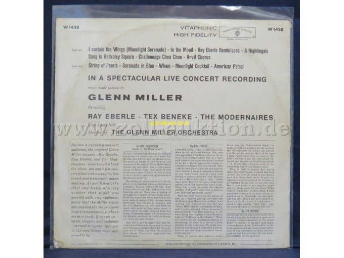 GLENN MILLER  „LIVE CONCERT“