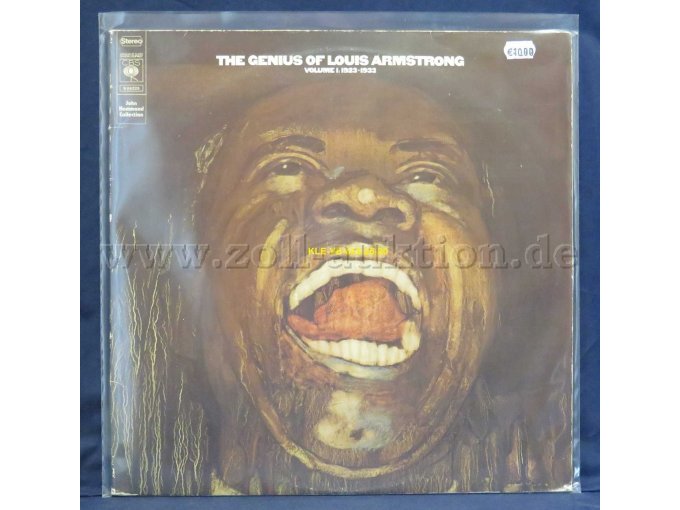 LOUIS ARMSTRONG  „THE GENIUS OF LOUIS ARMSTRONG; Vol. I: 1923-1933“
