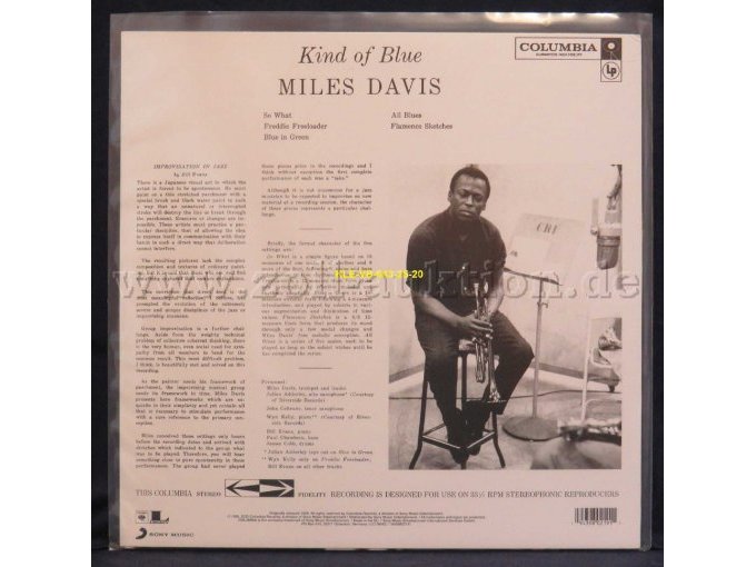 MILES DAVIS  „Kind of Blue“
