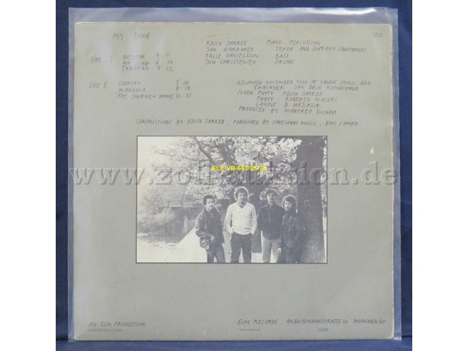 KEITH JARRETT  „MY SONG“