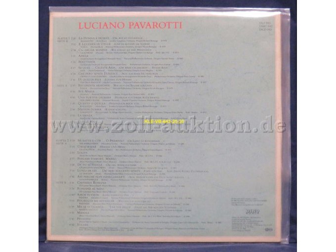 LUCIANO PAVAROTTI  „PAVAROTTISSIMO“