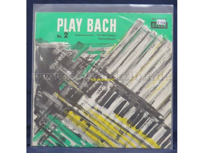 Jacques Loussier, Christian Garros, Pierre Michelot  „Play Bach No. 2“