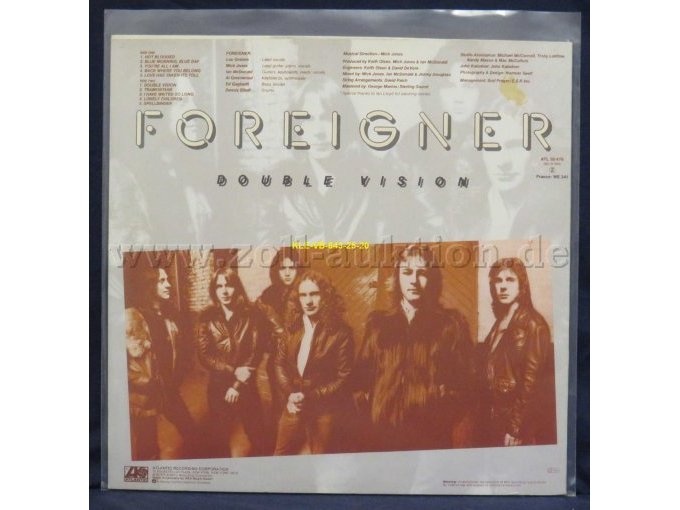 FOREIGNER  „DOUBLE VISION“
