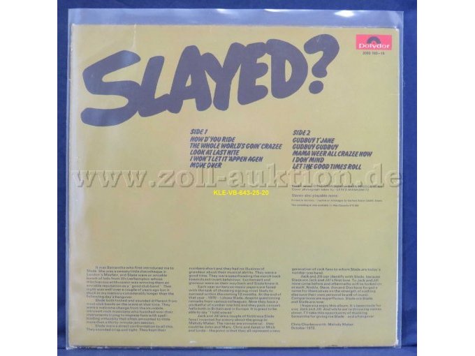 SLADE / „SALYED?“