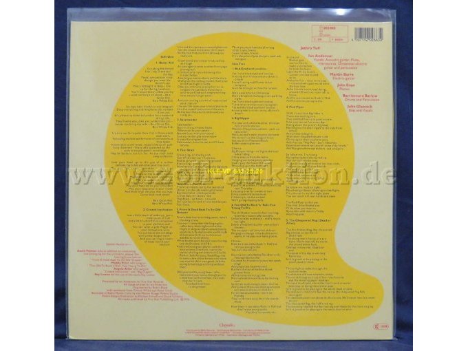 JETHRO TULL / „TOO OLD TO ROCK´N`ROLL, TOO YOUNG TO DIE“