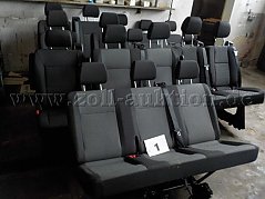 Detailbild Frontansicht Sitzbänke für VW T6