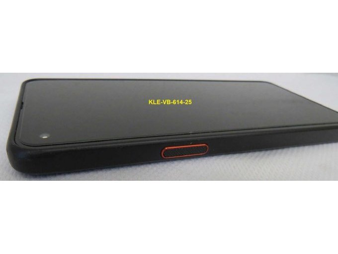 Seitenansicht mit Einschaltknopf (Musterbild)