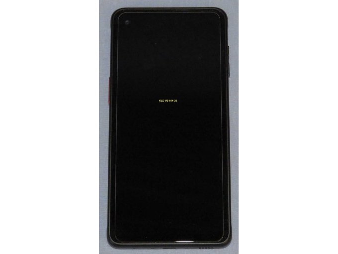 Vorderseite mit montierter Display-Schutzfolie (Musterbild)