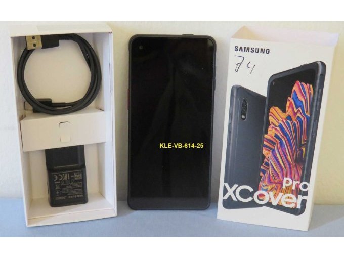 Samsung XCoverPro mit Ladeadapter-/Kabel in OVP (ohne Produktbeschreibungen) - Musterbild