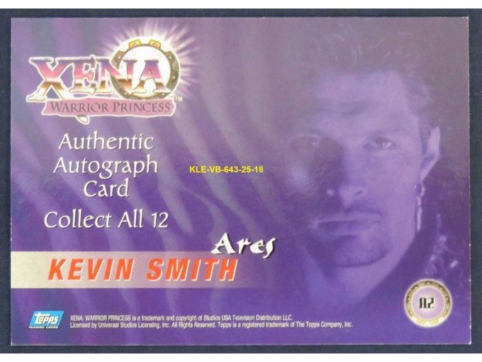 Kevin Smith -Ares- Rückseite