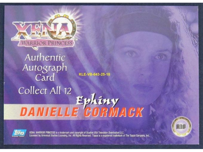 Danielle Cormack -Ephiny- Rückseite