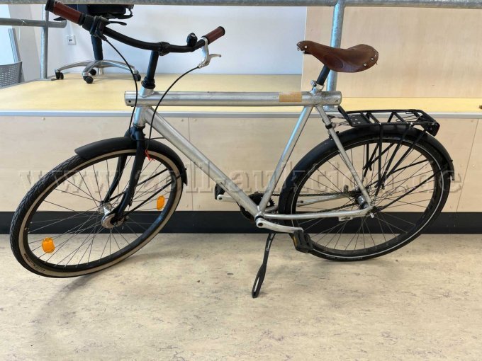 Zu einem Herren-Rad umgebautes E-Bike (ohne Akku und Elektronik) , mit einem Rahmen von Vanmoof