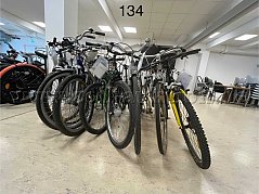 Übersicht Konvolut (von links nach rechts): BeOne, McKenzie, Peugeot, active, Bulls, Noxon, Hercules, unbekannte Marke, Kalkhoff