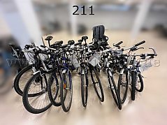 Übersicht Konvolut (von links nach rechts): Cannondale, BTWIN, Enik, Kreidler, KTM, KS Cycling, Pegasus, Stevens, Fischer, Puky