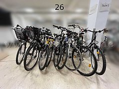 Übersicht Konvolut (von links nach rechts): Pegasus, Prophete, Raleigh, KTM, Conway, Winora, Gudereit, KS Cycling, Visera, Performance