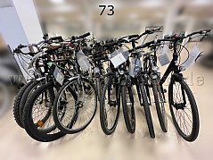 Übersicht Konvolut (von links nach rechts): Kalkhoff, Raleigh, bikestar, Trend, Peugeot, unbekannte Marke, Falter, Curtis, Mirage, Victoria