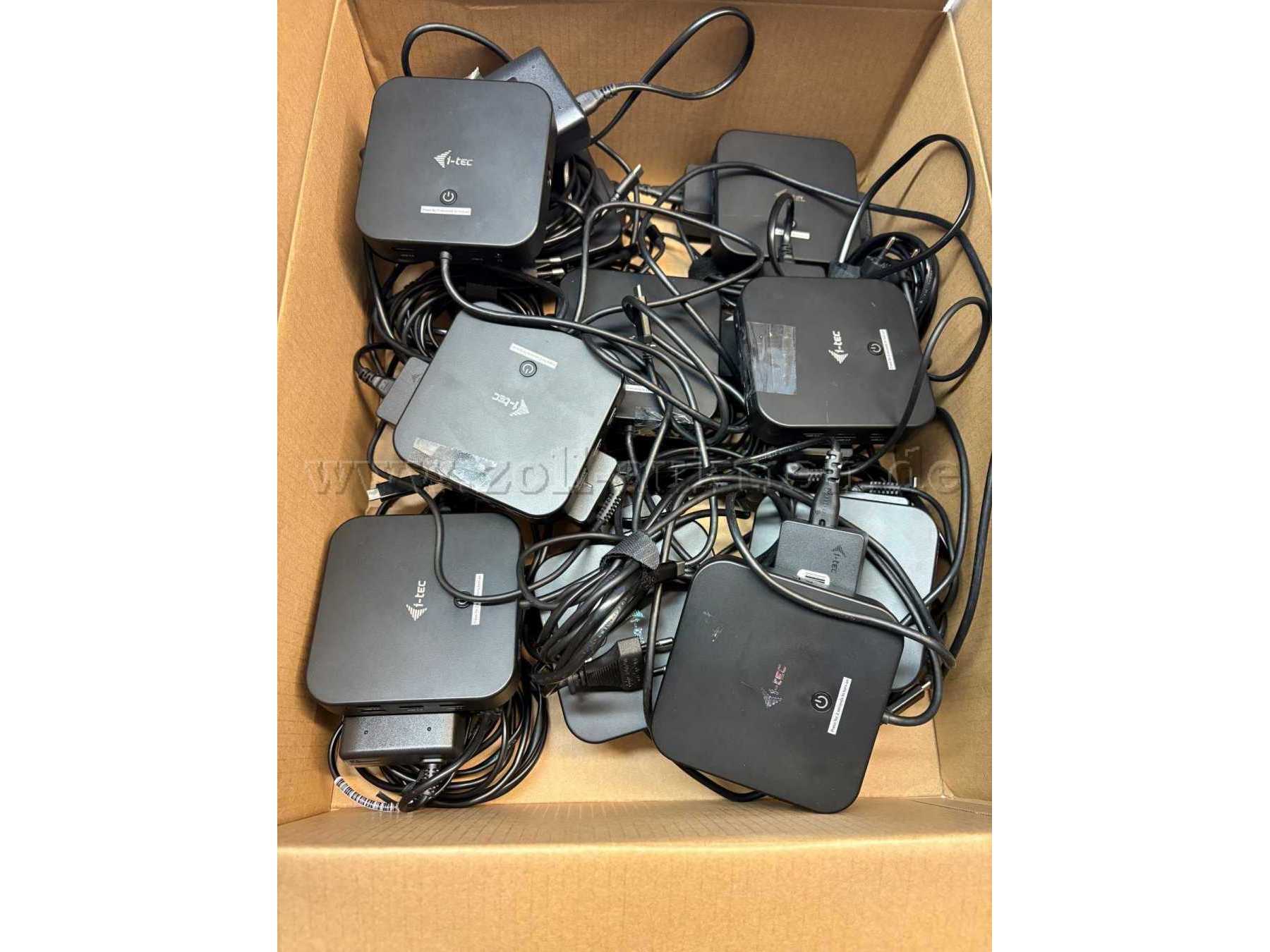 10x Dockingstations + 10x Netzteile