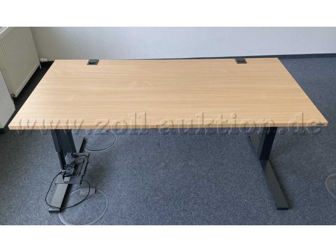 Schreibtisch höhenverstellbar_Einzelansicht Vorderansicht