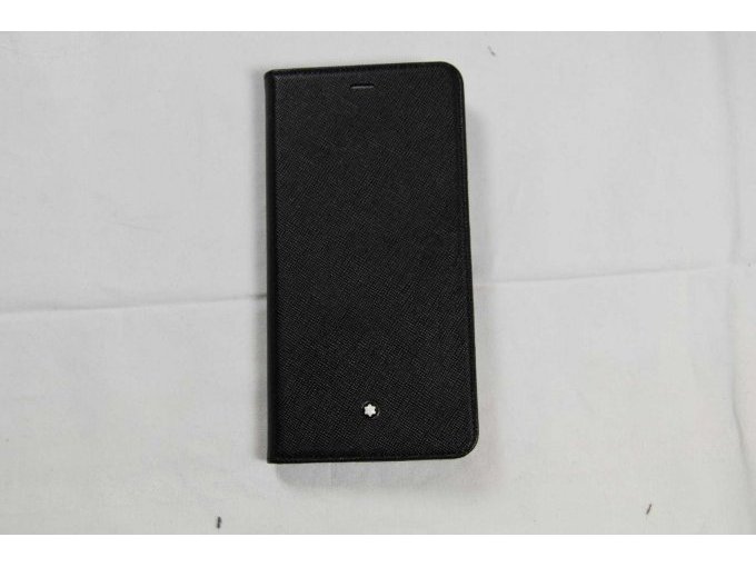 1 schwarze Flip-Side-Cover „Montblanc“ für iPhone XS Max