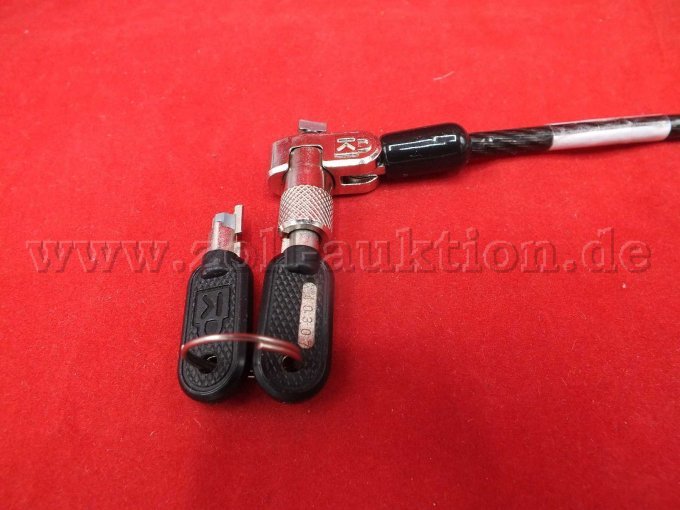 Detailansicht der Schlüssel und Schwenk- und drehbares Gelenk des Kabels