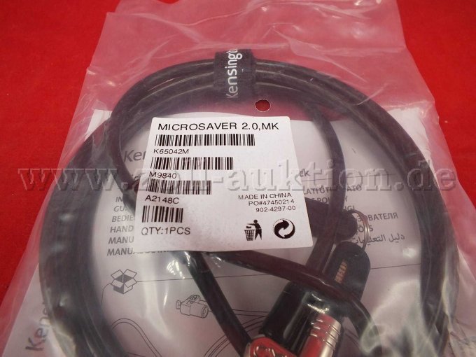 10 x Kensington Laptopschloss, MicroSaver® 2.0, 1,8 m – foto 3 – kavel bij Zoll-Auktion, Paderborn